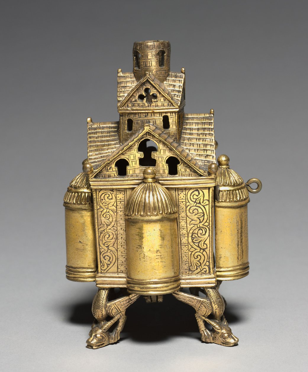 Füstölő és állvány oltárkereszthez, 1150-1175 alkotó: Romanesque