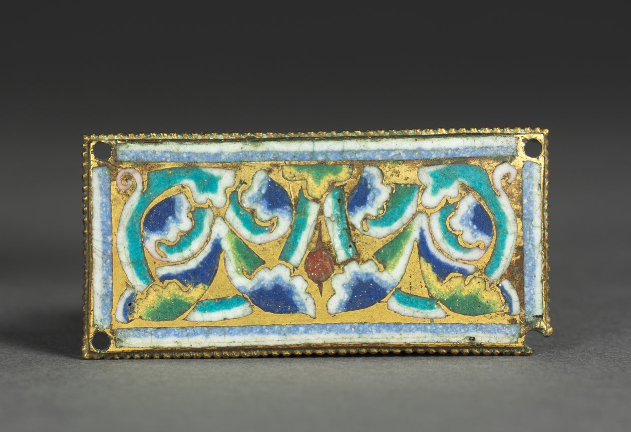 Emléktábla egy ereklyetartó kegyhelyről, 1180-1190 körül alkotó: Romanesque