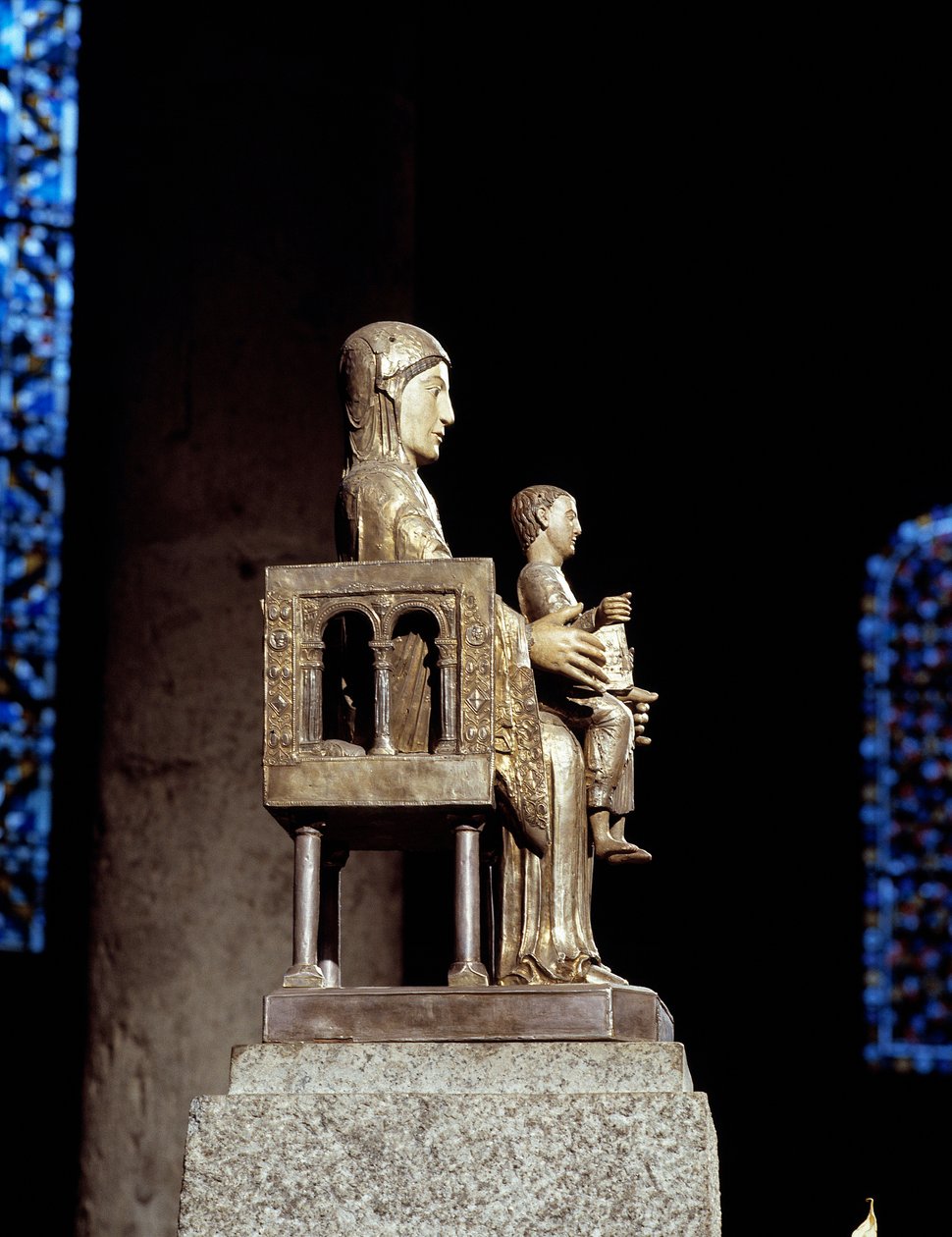 Szűz és gyermek (szobor) alkotó: Romanesque