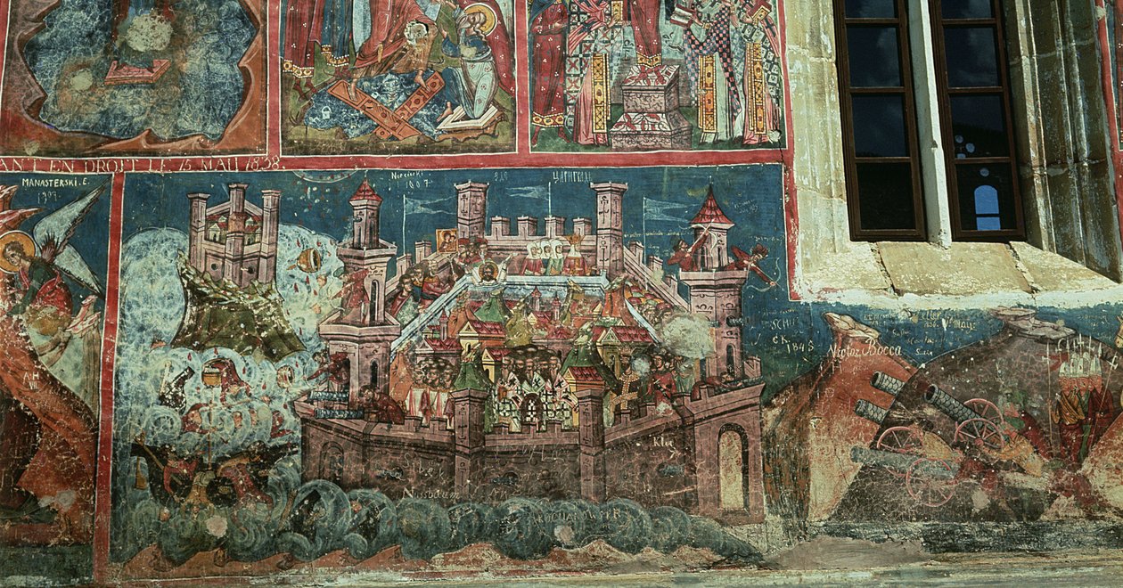 II. Mehmet szultán (1432-81) Konstantinápoly ostroma 1453-ban alkotó: Romanian School