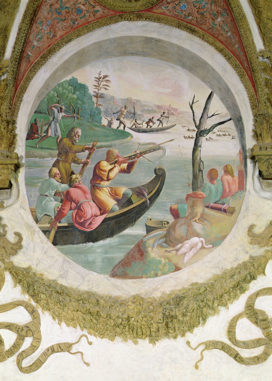 A szelek kamrája, Madárvadászat alkotó: Romano Giulio