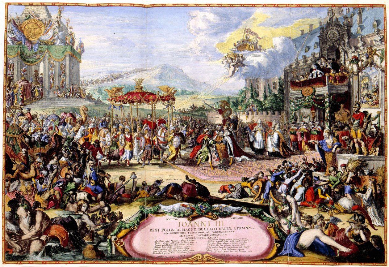III. Sobieski János király allegóriája, 1675 alkotó: Romeyn de Hooghe