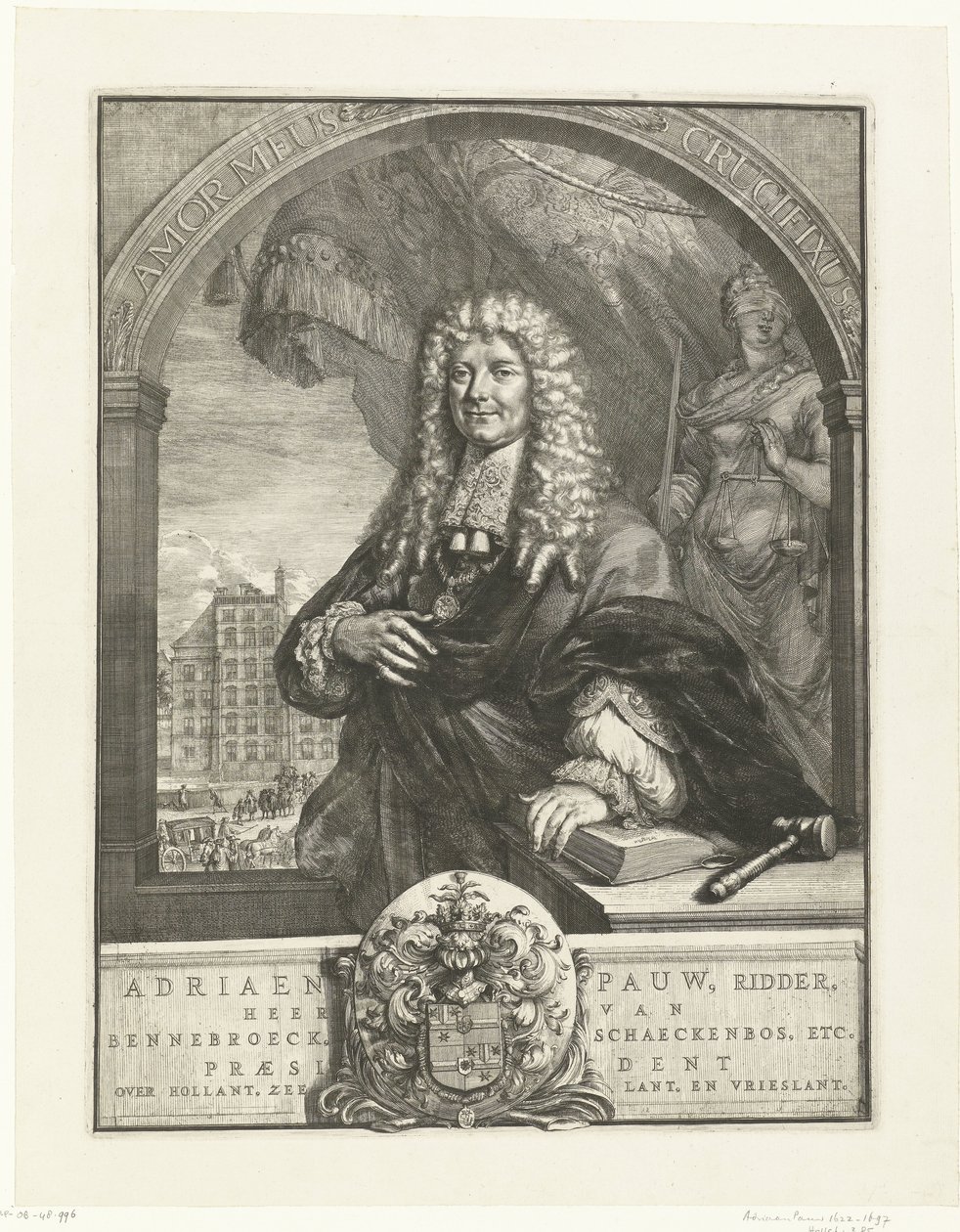 Adriaen Pauw portréja alkotó: Romeyn de Hooghe