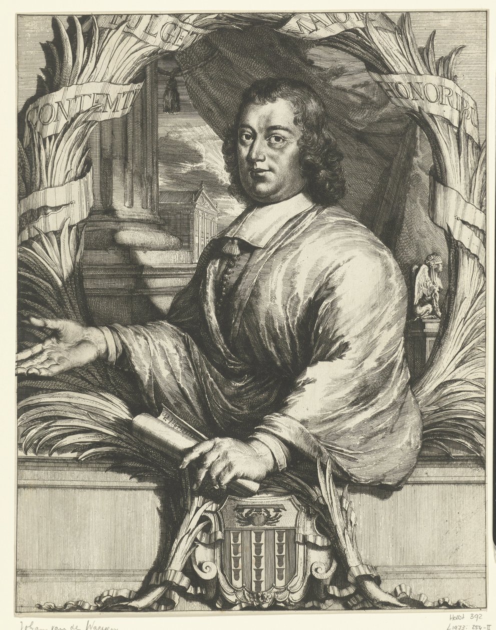 Johan van der Waeyen portréja alkotó: Romeyn de Hooghe