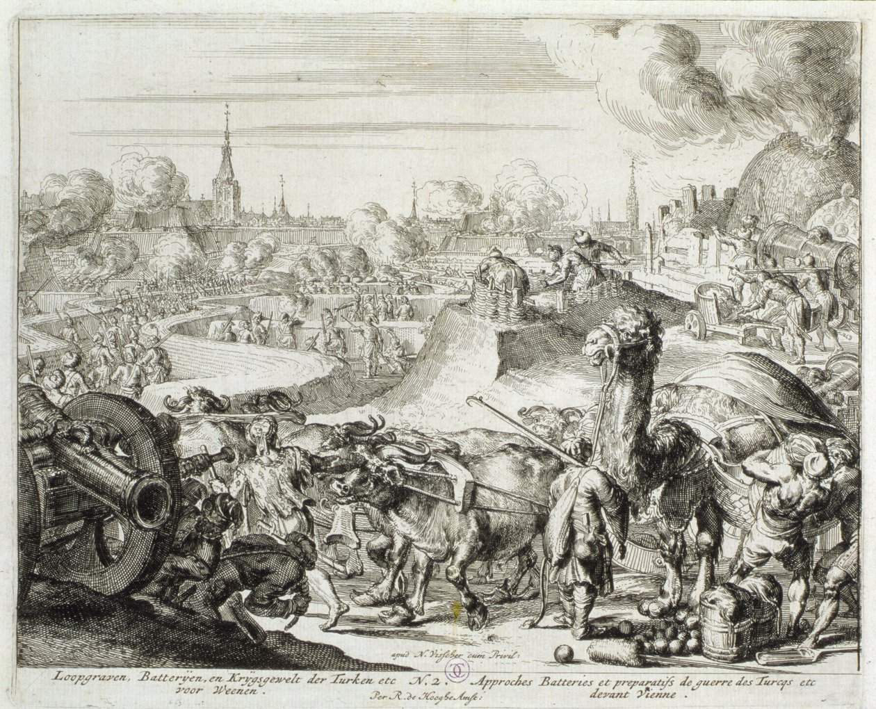 Bécsi Nyomdaciklus, Török álláspont Bécsben, 1683 alkotó: Romeyn de Hooghe