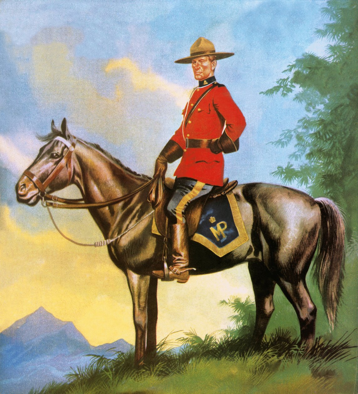 Kanadai Mounty alkotó: Ron Embleton