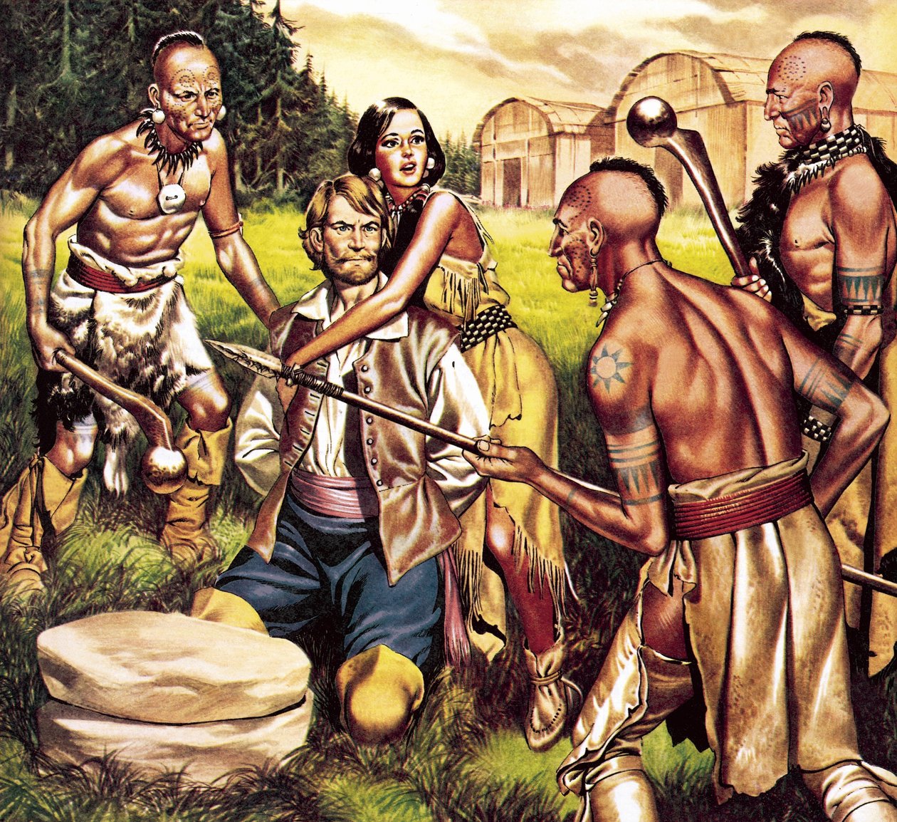 John Smith kapitány és Pocahontas alkotó: Ron Embleton