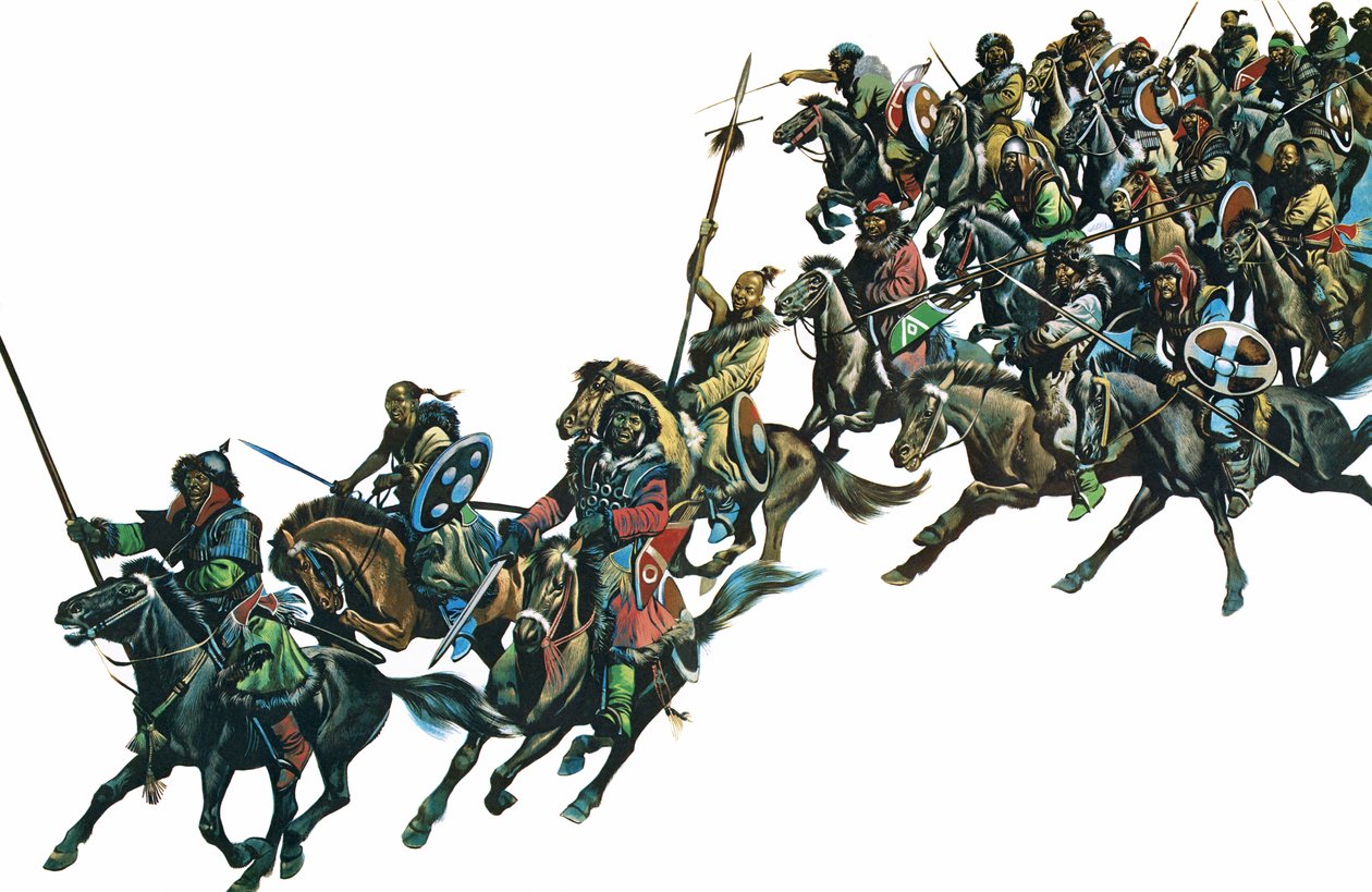 Mongol harcosok alkotó: Ron Embleton