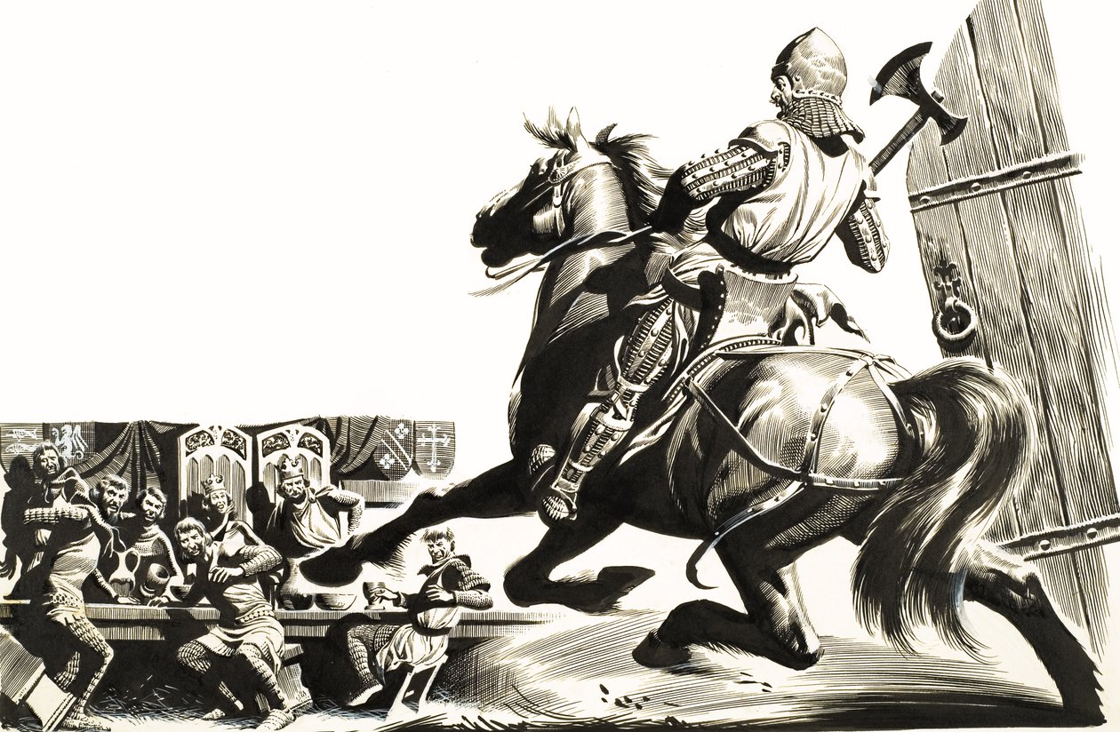 Sir Gawain és a zöld lovag alkotó: Ron Embleton
