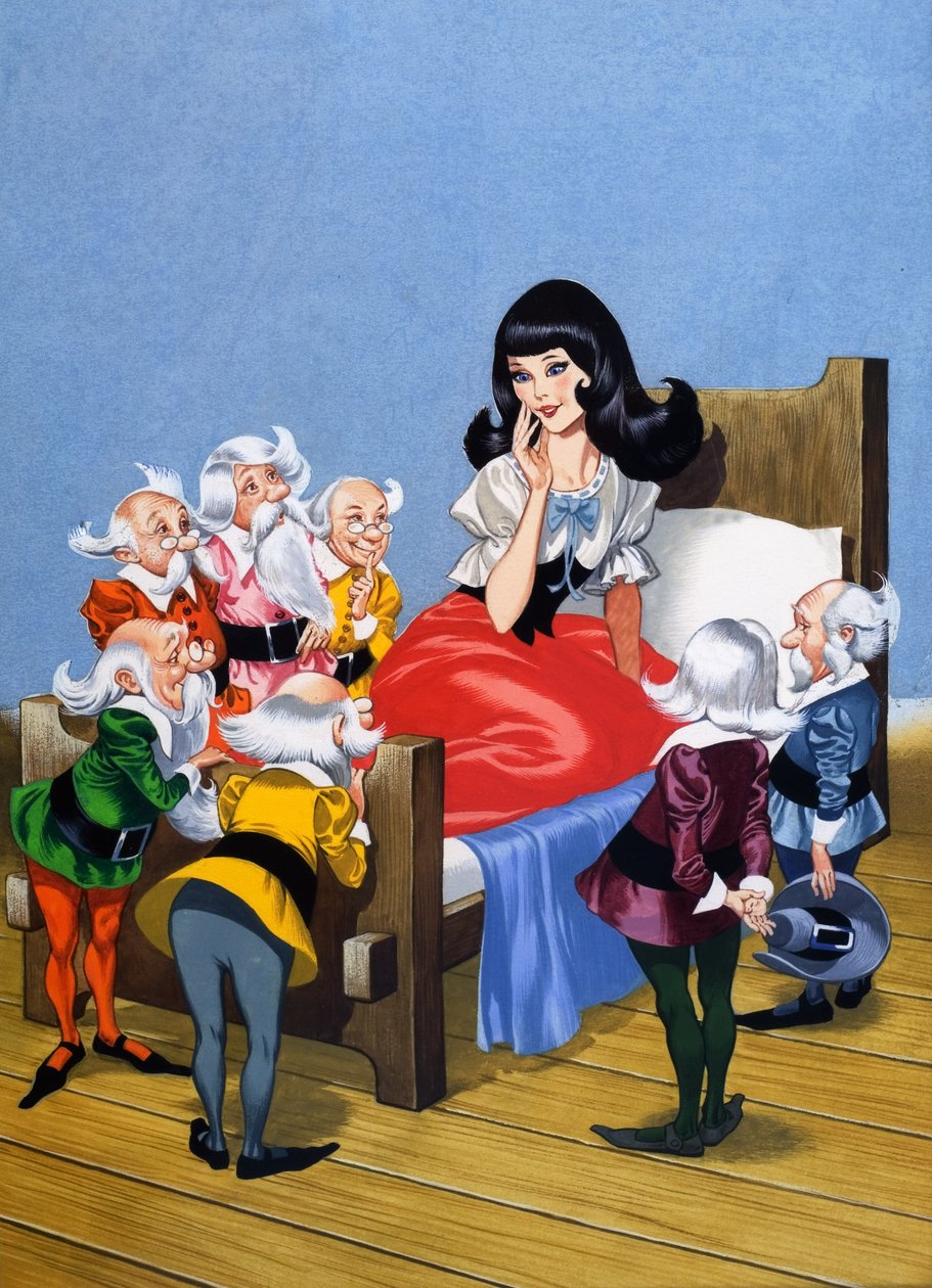 Hófehérke és a hét törpe (gouache, papír) alkotó: Ron Embleton