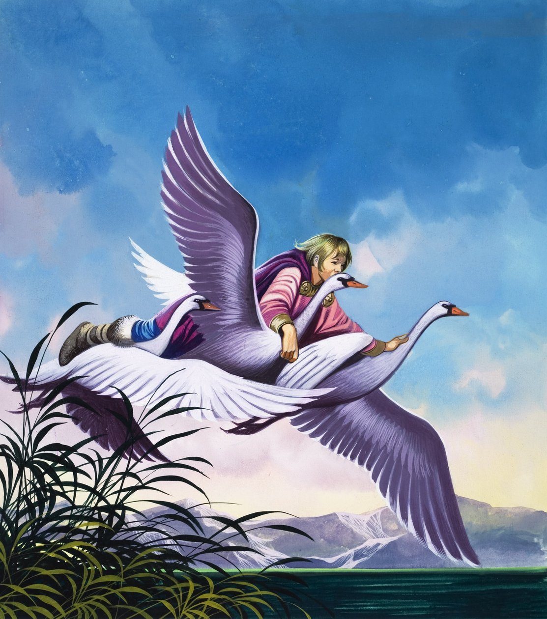 The Magic Apples (gouache, papír) alkotó: Ron Embleton