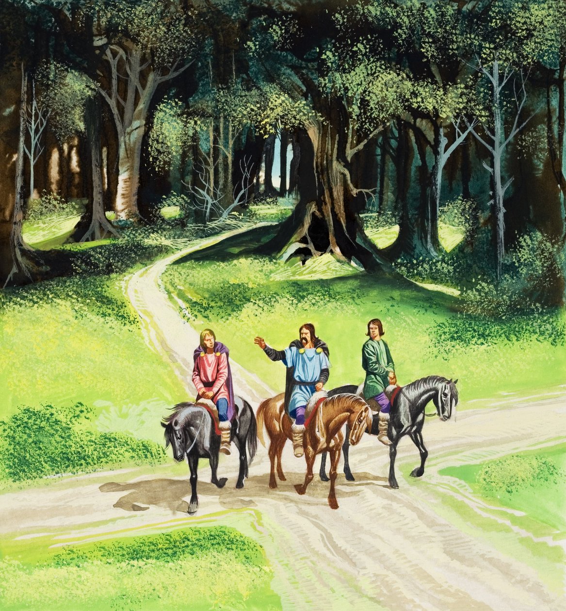 The Magic Apples (gouache, papír) alkotó: Ron Embleton