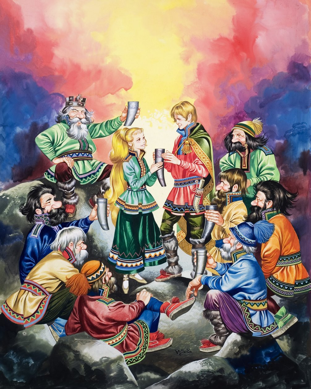 A trollok titka (gouache, papír) alkotó: Ron Embleton