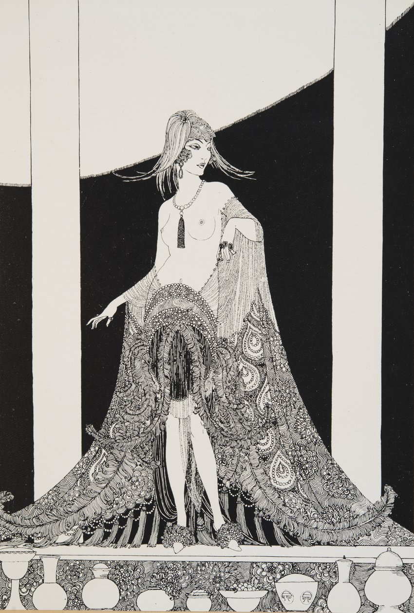 Illusztráció Omar Khayyam Rubáiyátjából, 1920 alkotó: Ronald Balfour