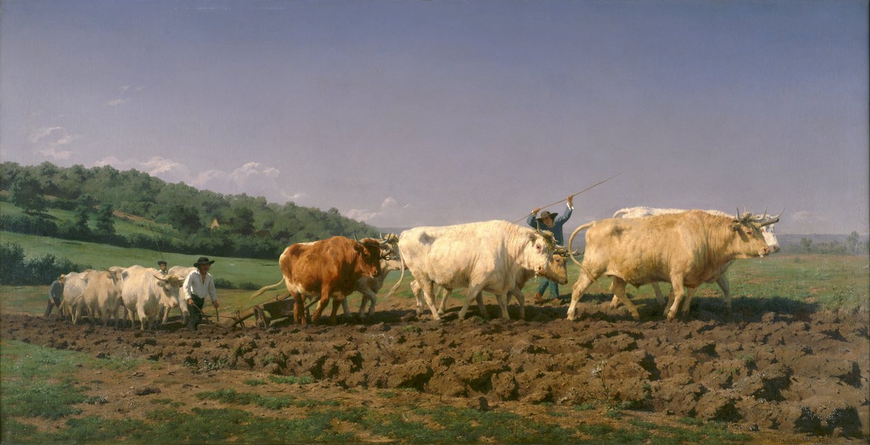 Szántás Neversben alkotó: Rosa Bonheur