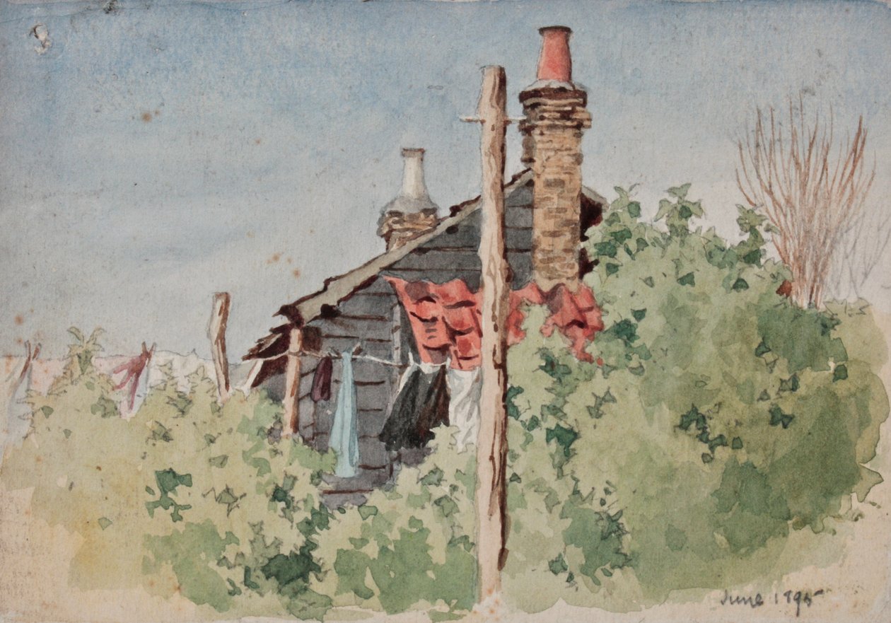 Mosás vonalon, 1895 alkotó: Rosa Clementina Petherick