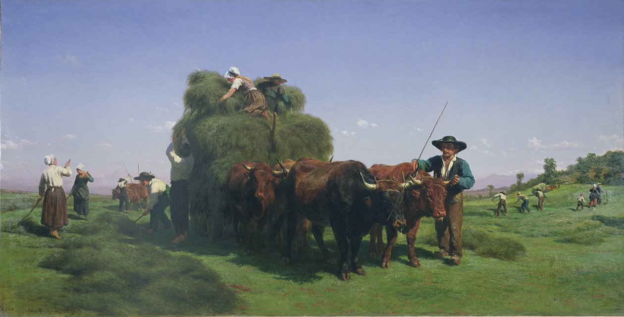Szénakészítés, Auvergne alkotó: Rosa Bonheur
