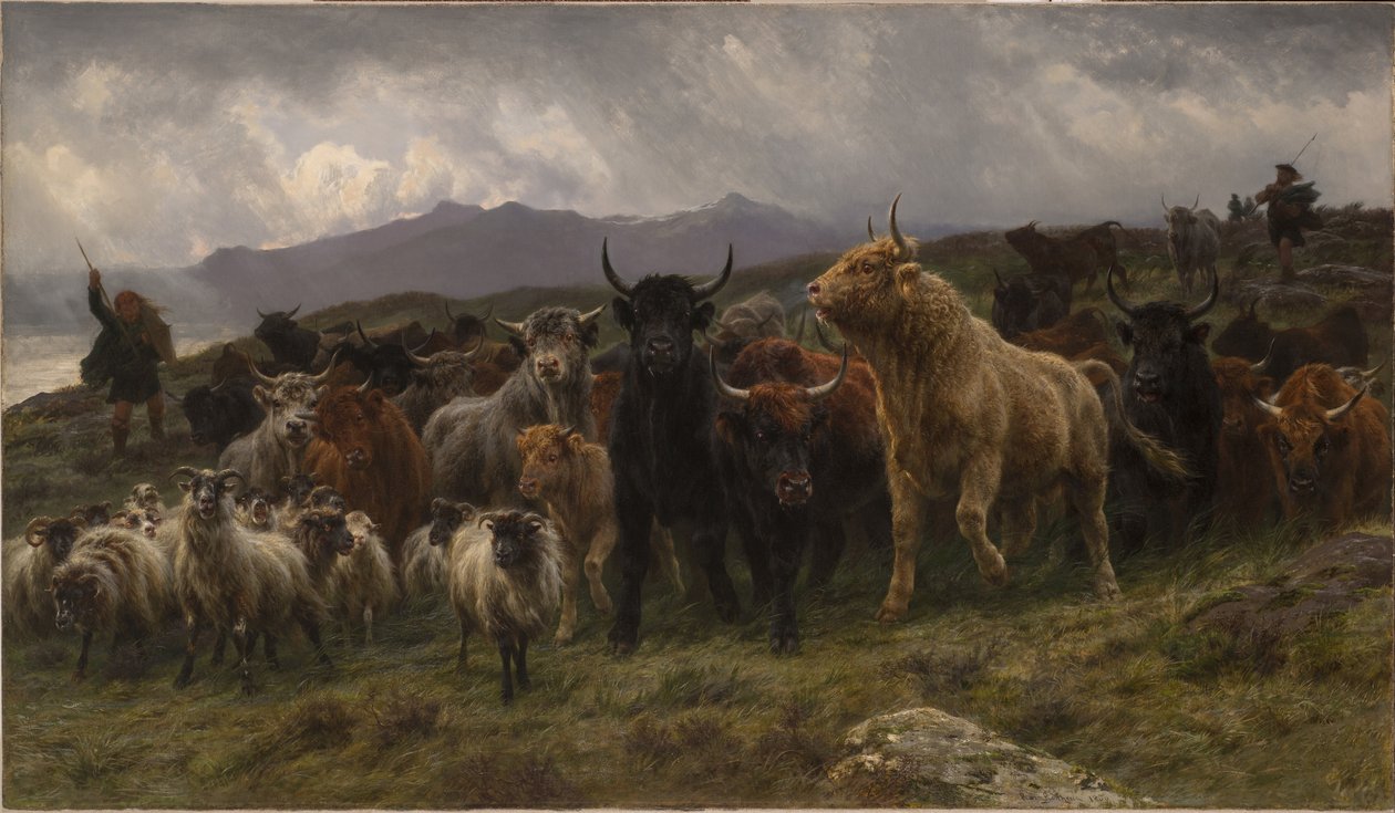 Rajtaütés a Felföldön alkotó: Rosa Bonheur