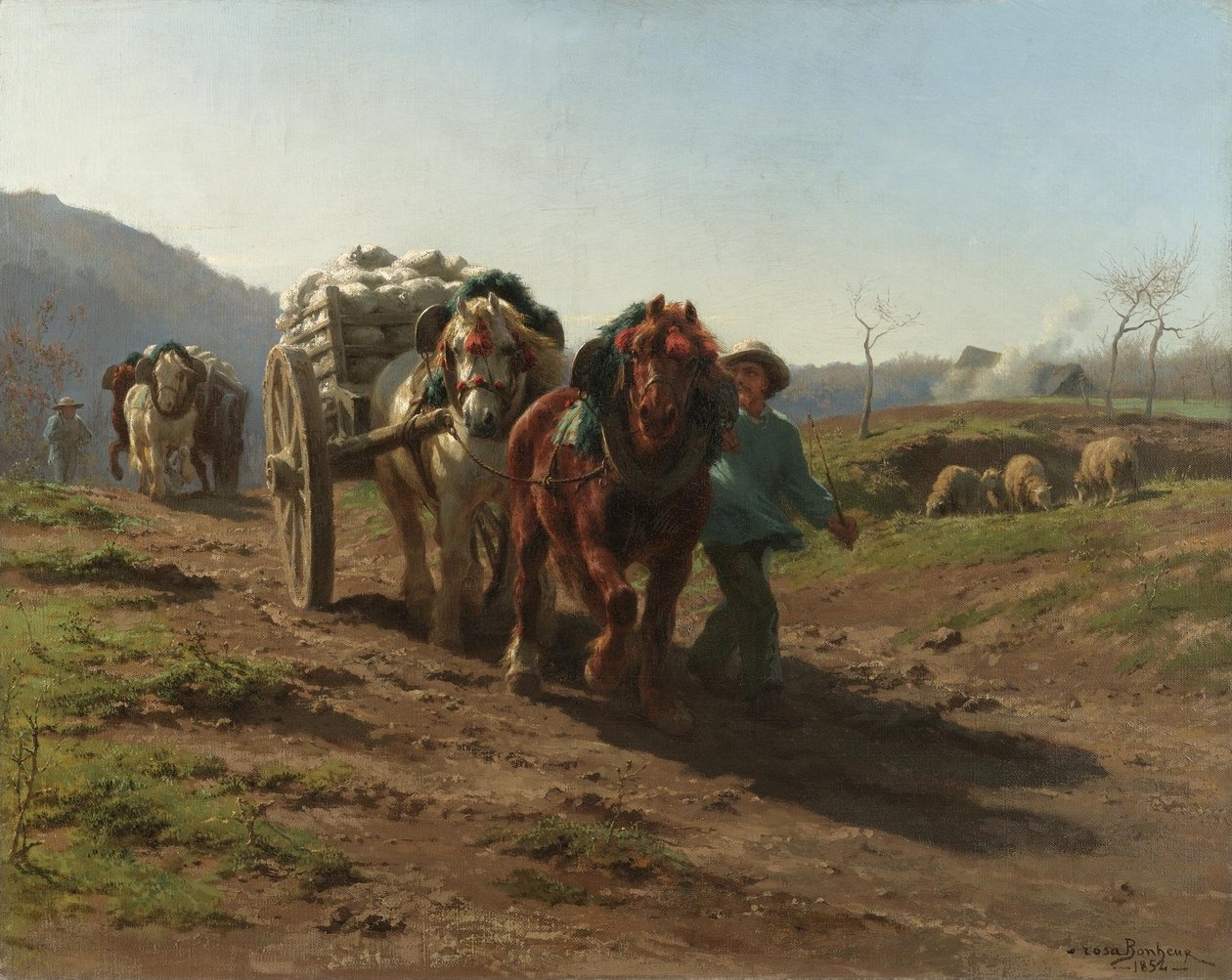 Visszatérési mezők alkotó: Rosa Bonheur