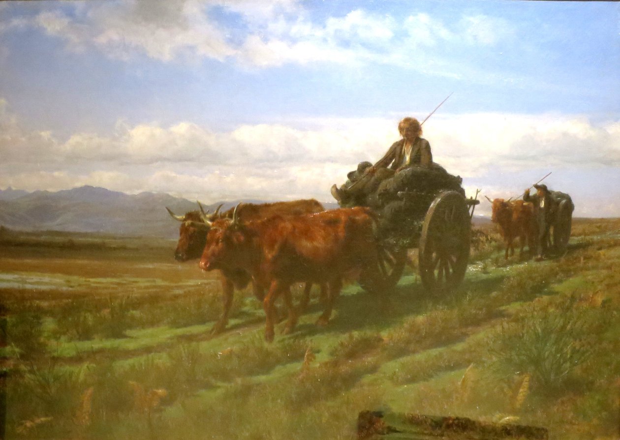 A szénszállítók alkotó: Rosa Bonheur