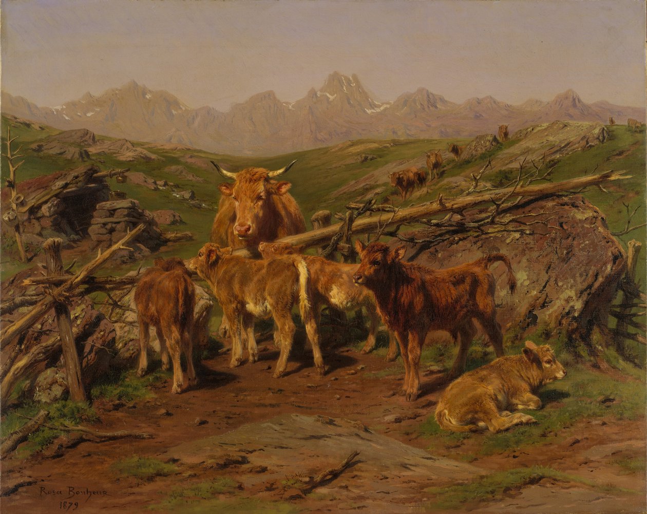 A borjak elválasztása, 1879. alkotó: Rosa Bonheur