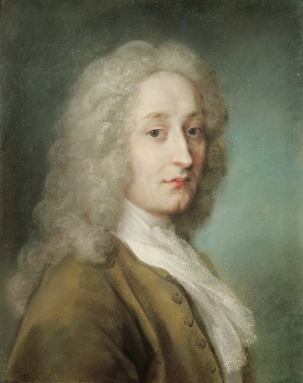 Antoine Watteau (1684-1721) portréja (papír pasztell) alkotó: Rosalba Giovanna Carriera