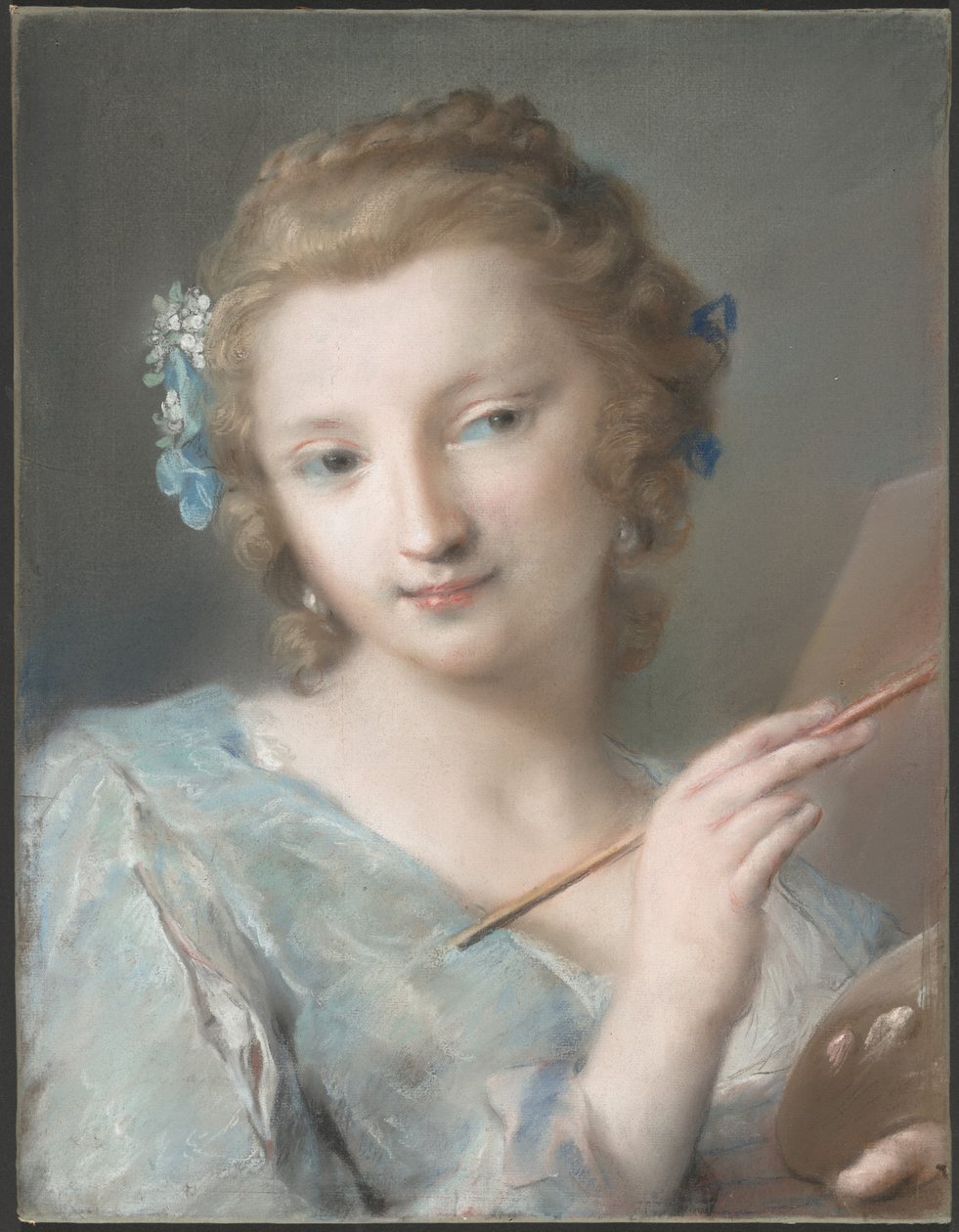 A festészet allegóriája alkotó: Rosalba Carriera