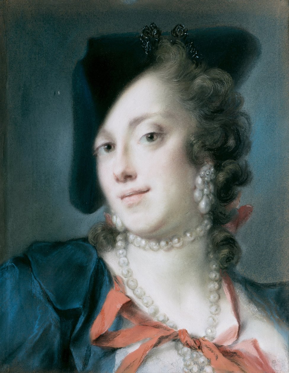 Egy velencei hölgy a Barbarigo-házból Caterina Sagredo Barbarigo, 1735-1739 alkotó: Rosalba Giovanna Carriera
