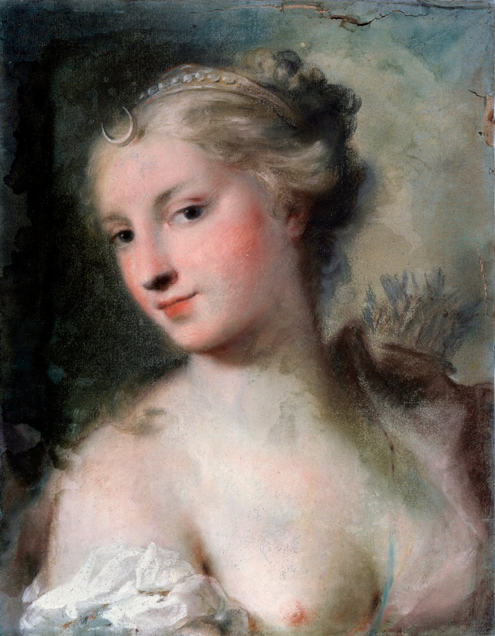Diana, 1746 után. alkotó: Rosalba Giovanna Carriera