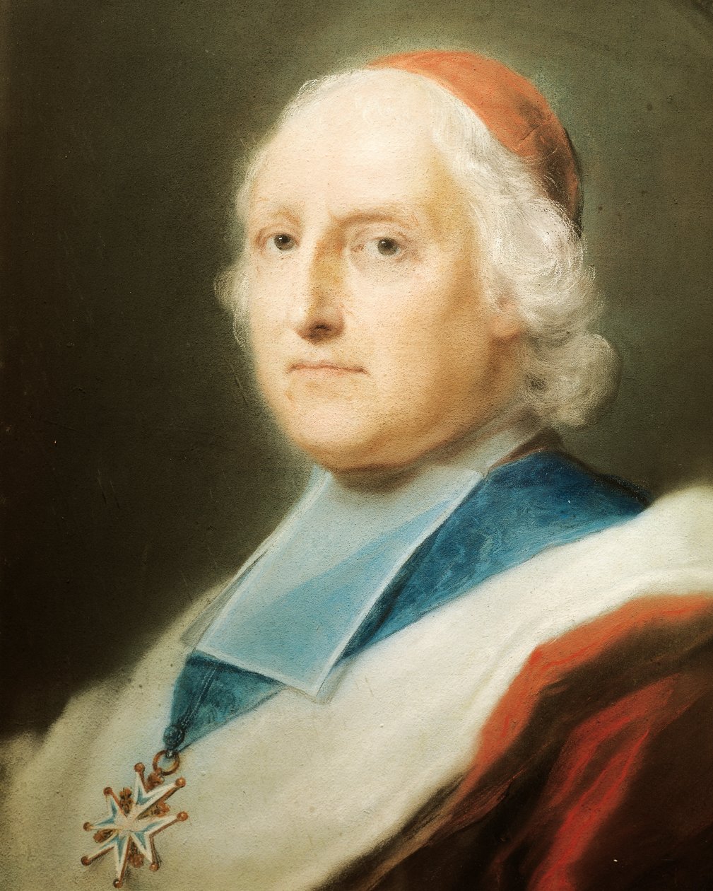 De Polignac bíboros portréja, Rosalba Carriera (1673-1757) alkotó: Rosalba Giovanna Carriera