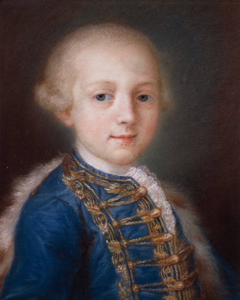 Fiatal fiú portréja, Rosalba Carriera (1673-1757) alkotó: Rosalba Giovanna Carriera