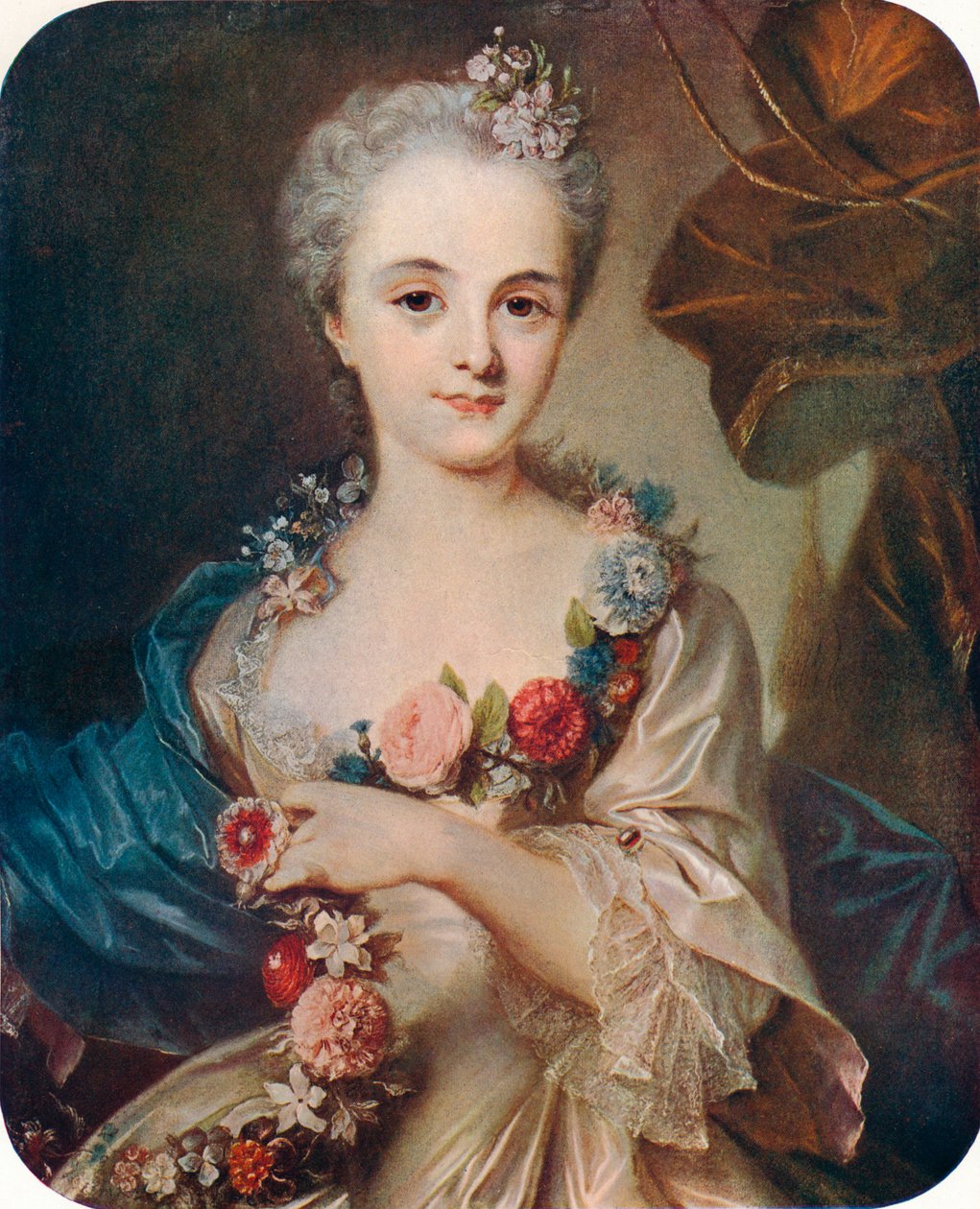 Lady Marquise de Pompadour portréja, XVIII. század, 1906 alkotó: Rosalba Zuanna Carriera