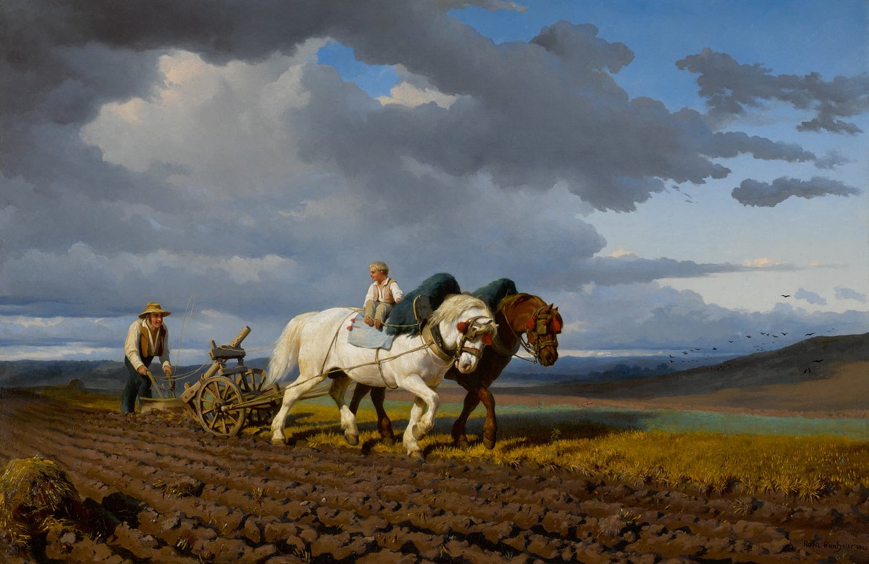 A szántás, 1844. alkotó: Rosa Bonheur