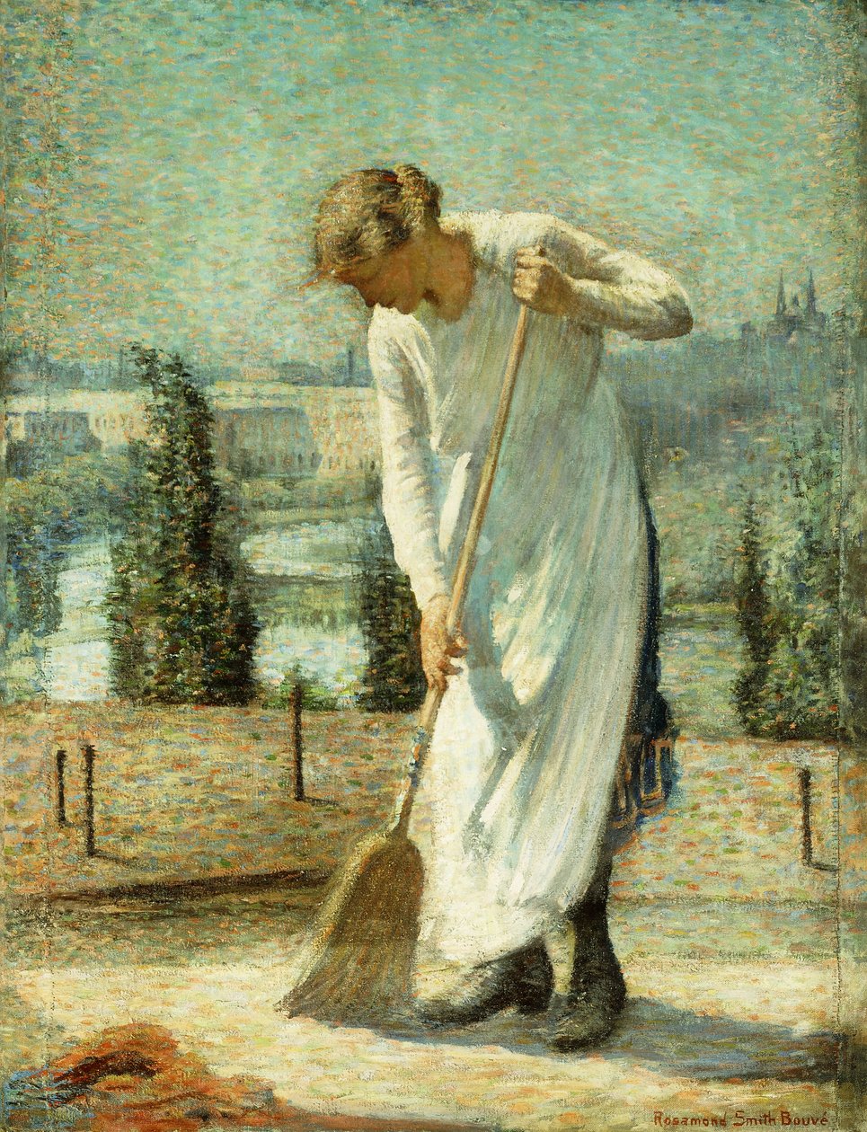 A tetőn (olaj, vászon) alkotó: Rosamond Smith Bouve