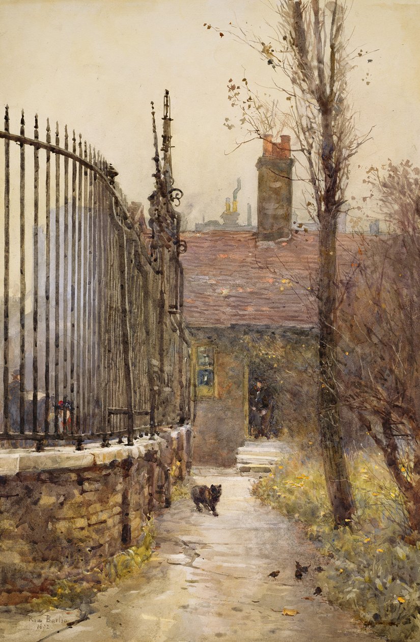 Emanuel Hospital, Westminster, 1892 (wc papíron) alkotó: Rose Maynard Barton