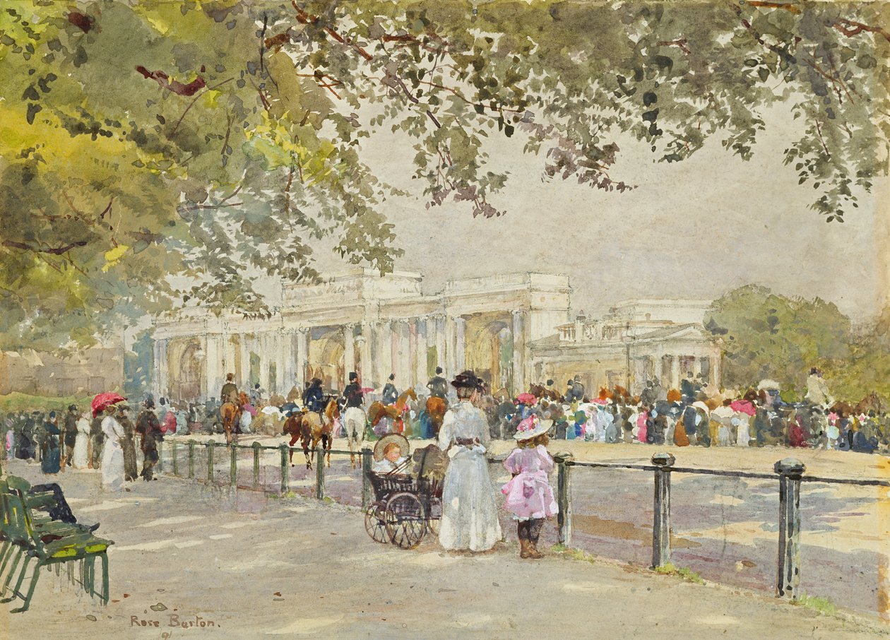 Hyde Park: Jogdíjra vár (wc papíron) alkotó: Rose Maynard Barton
