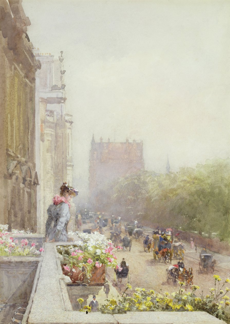 Piccadilly 1892 júniusában (wc) alkotó: Rose Maynard Barton
