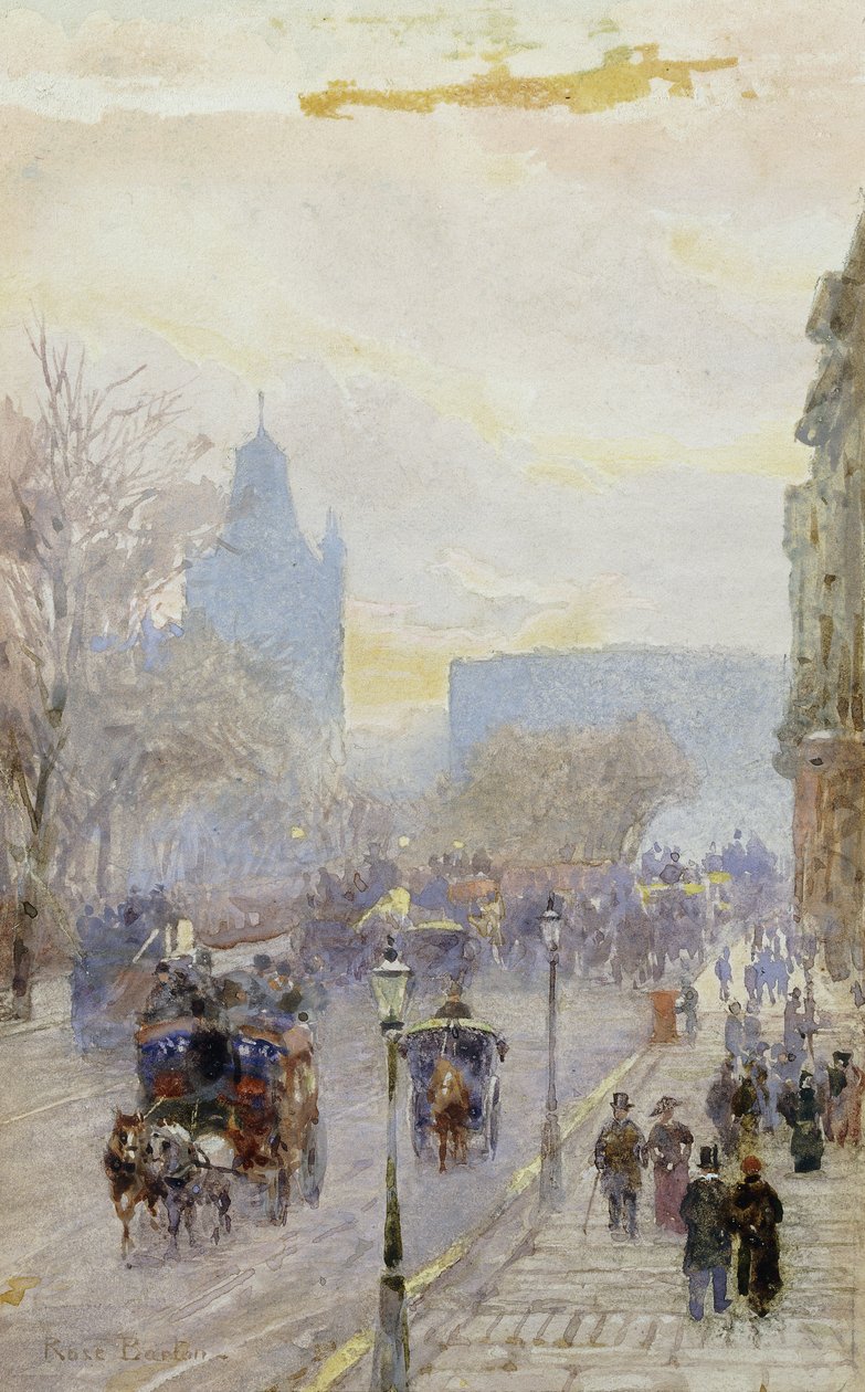 Egy utca Londonban, alkotó: Rose Maynard Barton