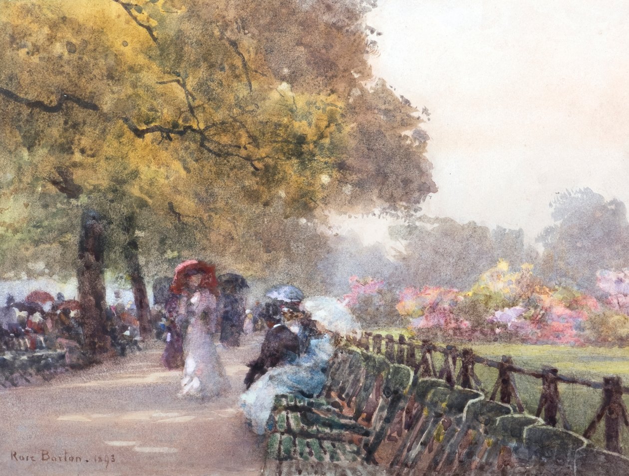 Virágzó azáleák - The Row alkotó: Rose Maynard Barton