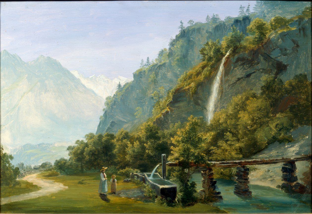 Lauterbrunnen-völgy alkotó: Rose dOsterwald