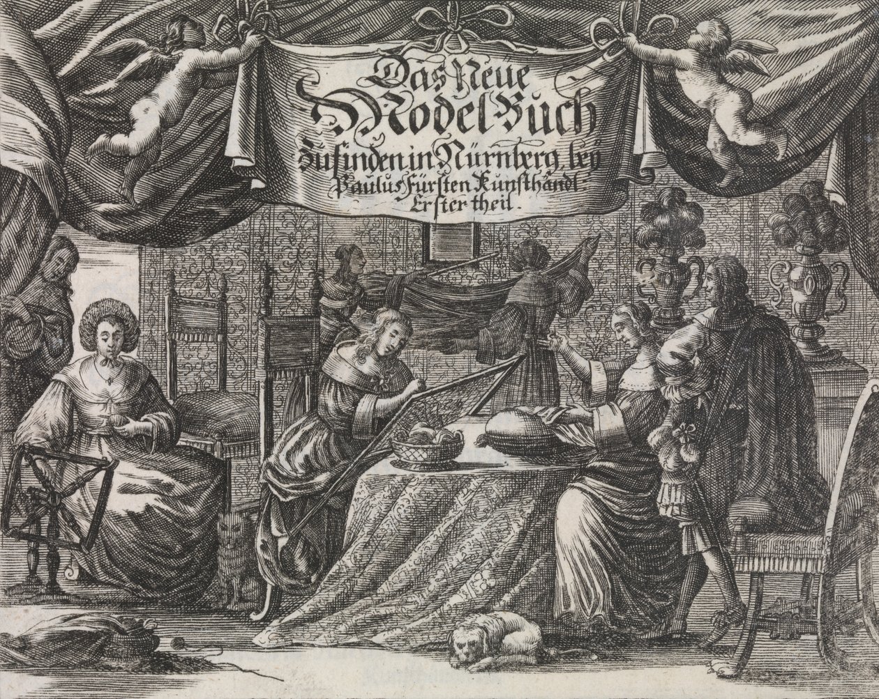 Az új modellkönyv. . .Első rész, 1660 körül. alkotó: Rosina Helena Fürst