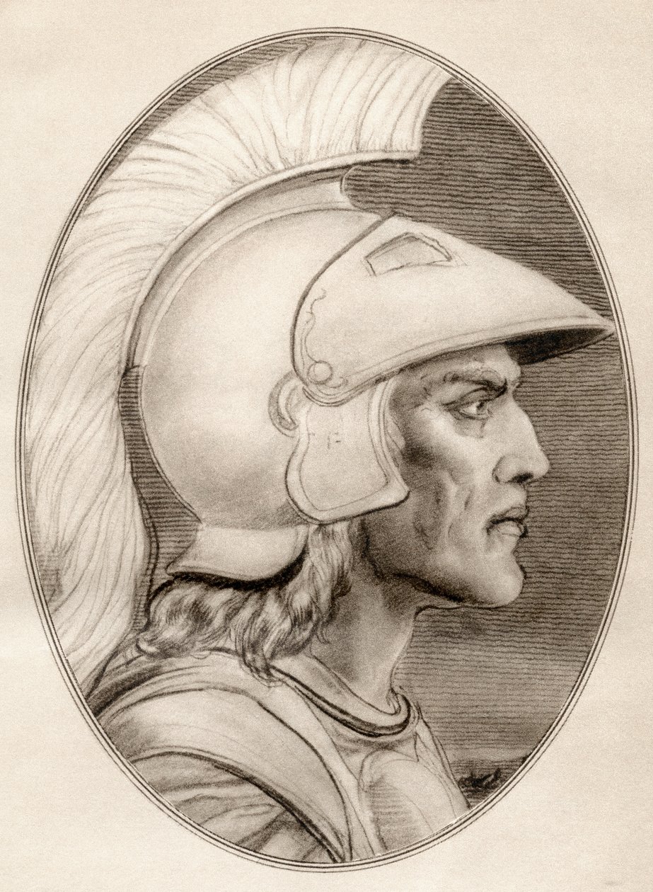 III. macedón Sándor, a Híres férfiak élő életrajzaiból. alkotó: Ross Gordon