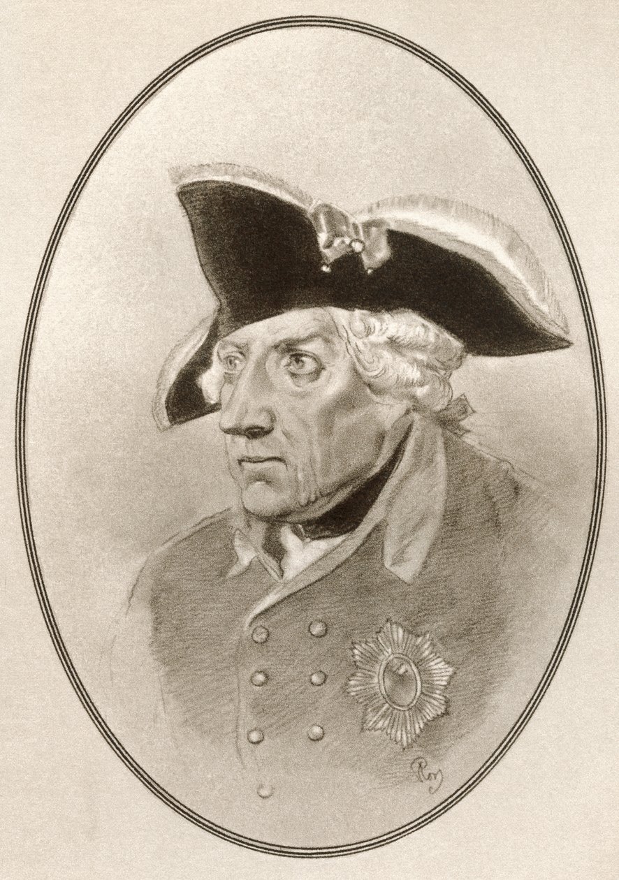 Frigyes, a Híres uralkodók élő életrajzaiból. alkotó: Ross Gordon