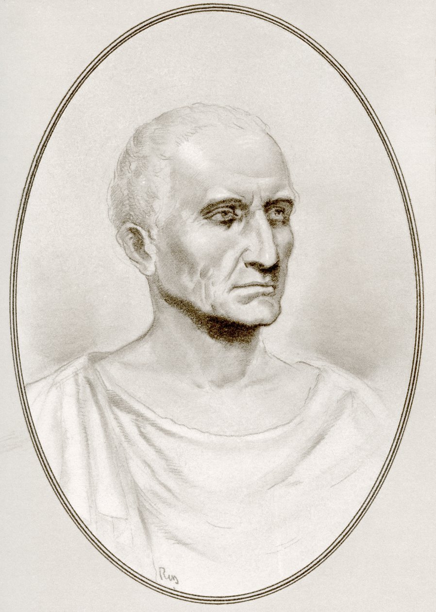 Gaius Julius Caesar, a Híres uralkodók élő életrajzaiból alkotó: Ross Gordon