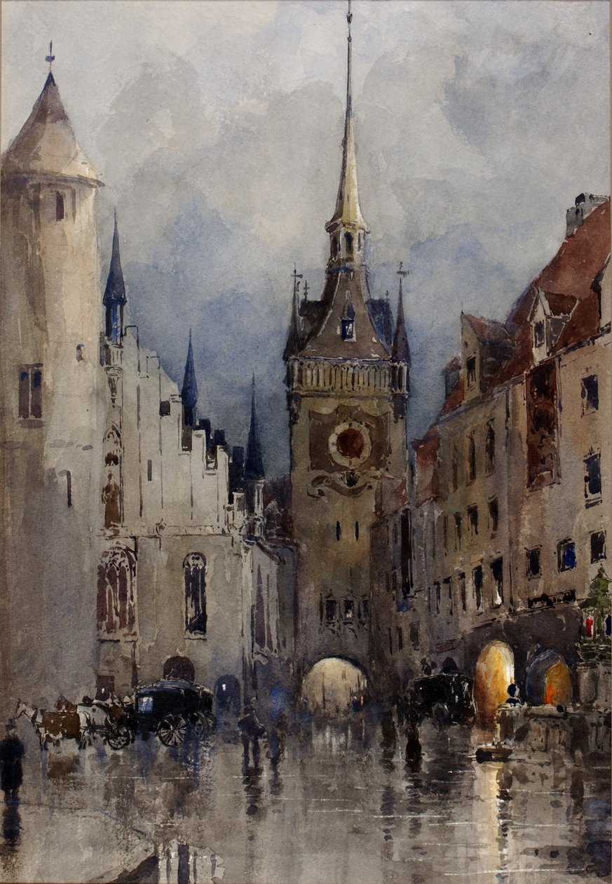 Utcai jelenet Münchenben alkotó: Ross Turner