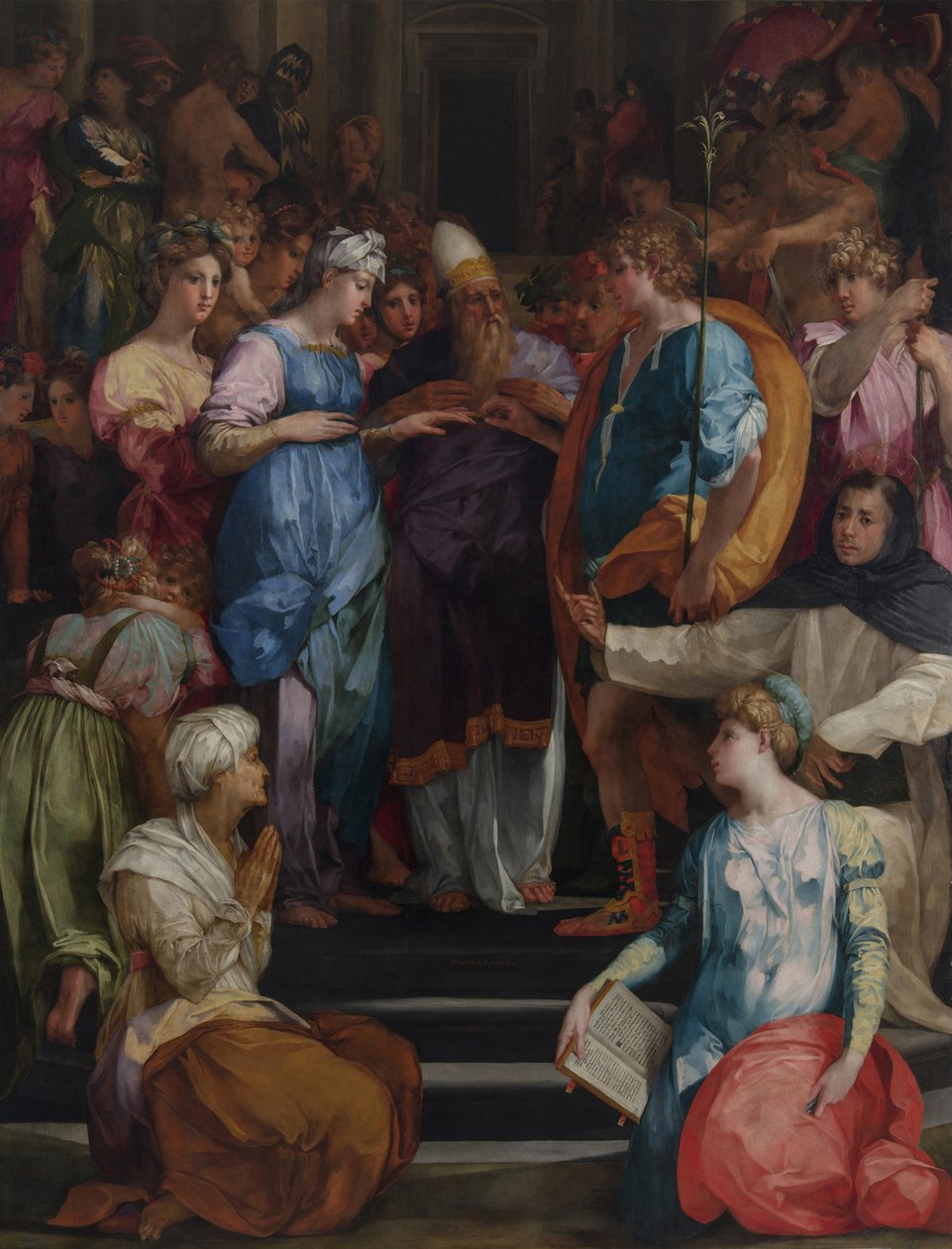 Pala Ginori szűz házassága, 1523 alkotó: Rosso Fiorentino