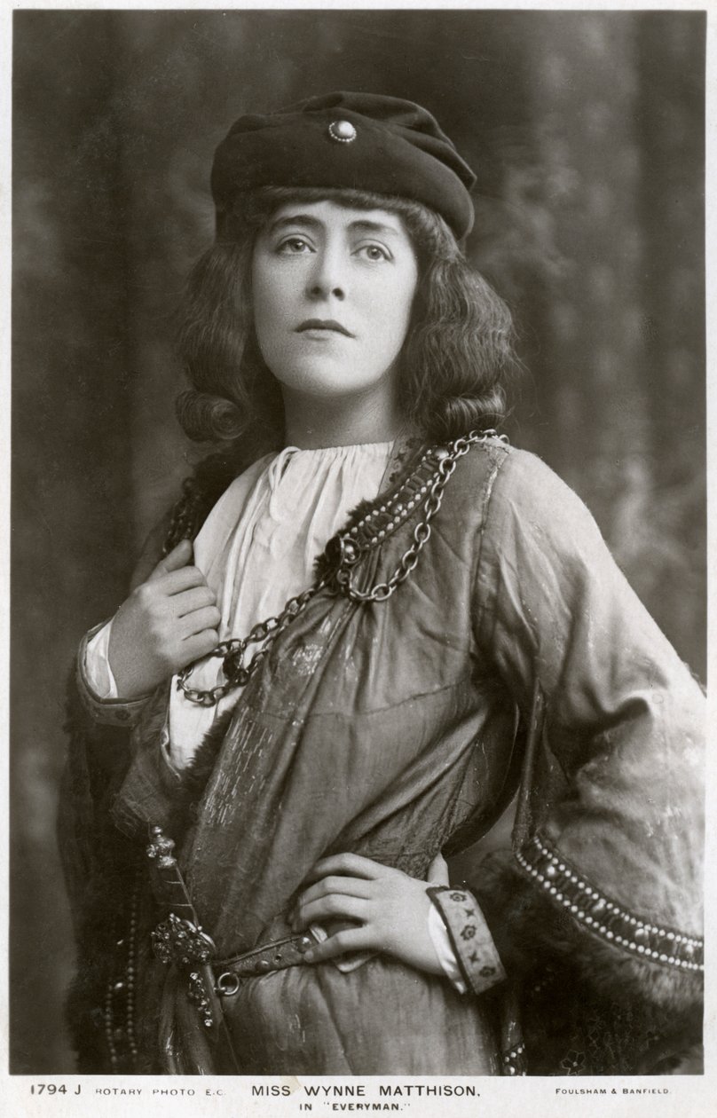 Edith Wynne Matthison brit színésznő, 1907. alkotó: Rotary Photo