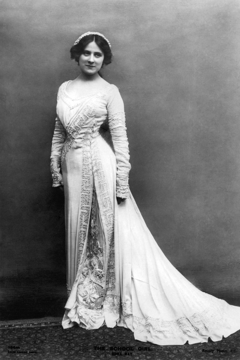 Edna May 1878-1948 amerikai színésznő és énekesnő, XX. század eleje. alkotó: Rotary Photo