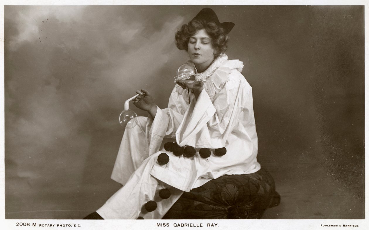 Gabrielle Ray angol színésznő, táncos és énekes, 1900-as évek. alkotó: Rotary Photo
