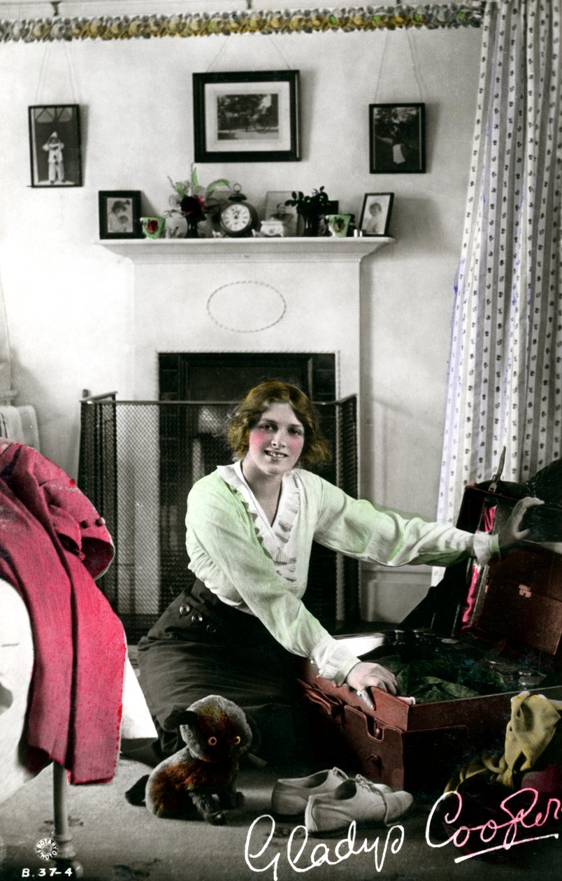 Gladys Cooper 1888-1971, angol színésznő, 20. század eleje. alkotó: Rotary Photo